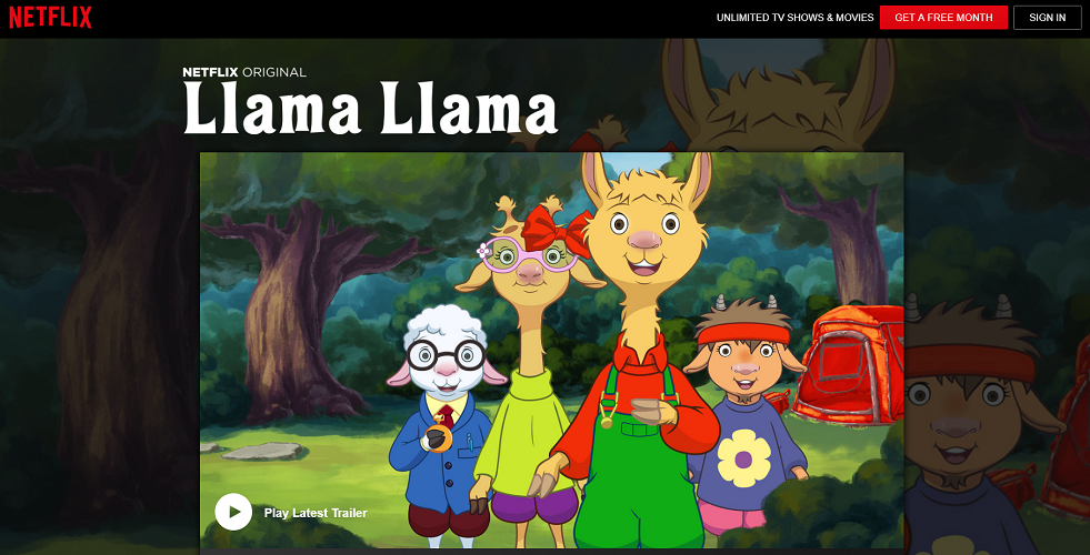 Netflix - Llama Llama
