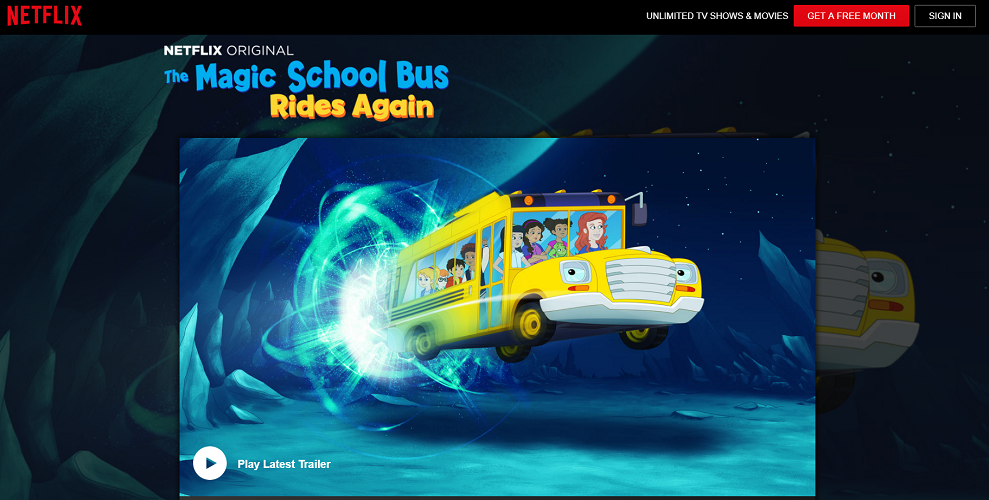 Netflix - The Magic School Bus Rides Again