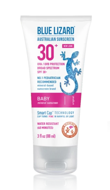 blue lizard sunscreen safe for babies
